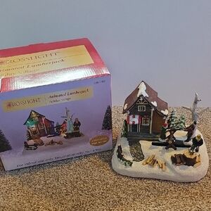 Crosslight Animated Lumberjack Holiday Village